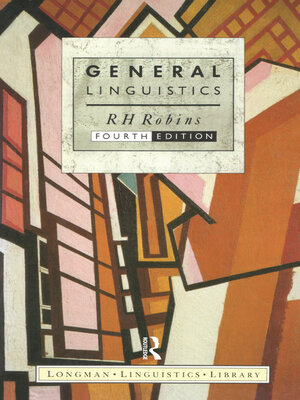 cover image of General Linguistics
